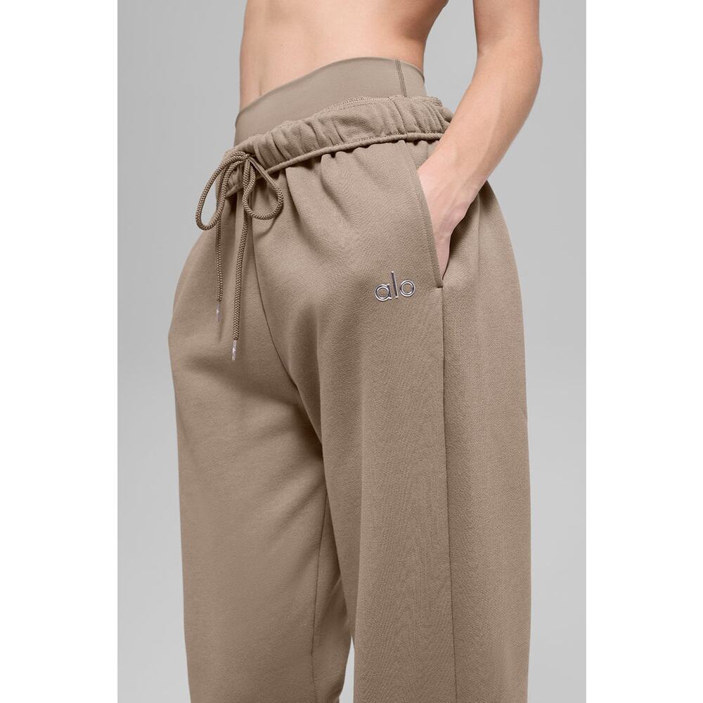 NWT ALO Accolade Straight Leg Sweatpants in Gravel SZ XS Fall Winter NEW $138 - Picture 9 of 10